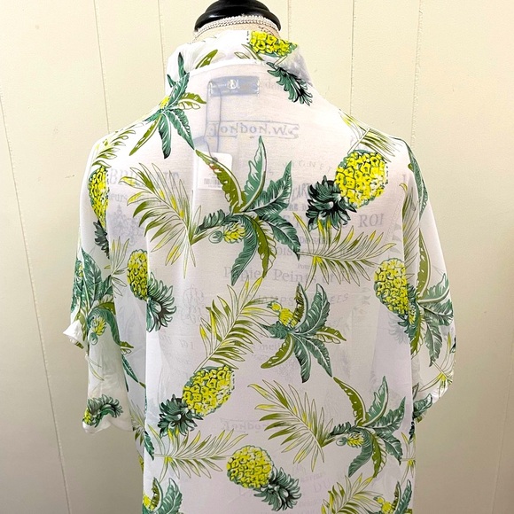 JC Sunny pineapple print coverup - Picture 6 of 6